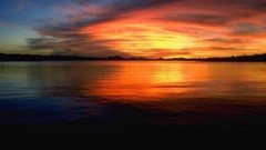 Sunset Sea nature clouds