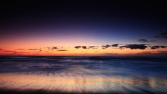 Sunset Sea nature ocean Beaches