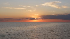 Sunset Sea nature sun clouds ocean skyscapes