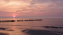 Sunset Sea nature sun clouds ocean skyscapes