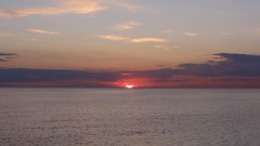 Sunset Sea nature sun clouds ocean skyscapes