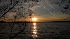 Sunset Sea nature water sun autumn