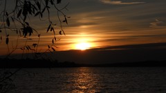 Sunset Sea nature water sun autumn