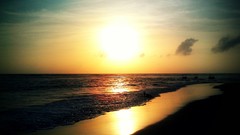 Sunset Sea night sun surfing Beaches Sri Lanka