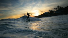 Sunset Sea Sports Holidays surfing waves
