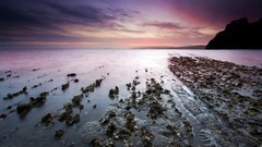 Sunset Sea water ocean