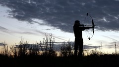 Sunset silhouettes onions Archers