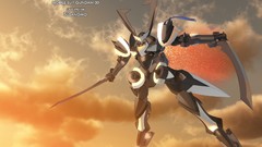 Sunset skies mecha Mobile Suit Gundam Gundam 00