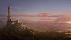 Sunset spring artwork Andreas Rocha