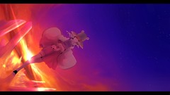 Sunset Stars sky Anime anime girls touhou moriya suwako