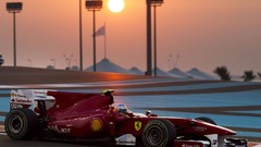 Sunset sun cars Ferrari abu dhabi racing fernando alonso 