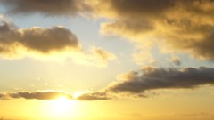 Sunset sun clouds