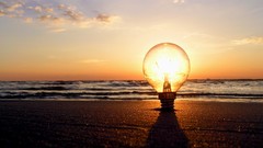 Sunset sun clouds Beaches shadows sunlight skies light bulbs