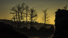 Sunset sun clouds light France skies