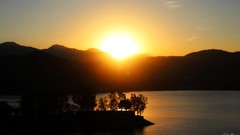 Sunset sun clouds light Mexico skies