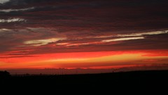 Sunset sun clouds skies