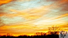 Sunset sun clouds skies Red Robin