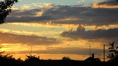 Sunset sun clouds sky skies