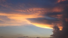 Sunset sun clouds sky skies