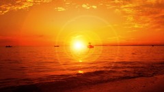 Sunset sun orange abc