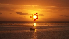 Sunset sun Sea nature