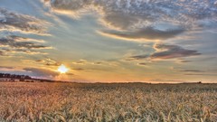Sunset sunrise clouds Landscapes