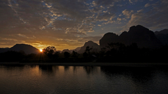 Sunset sunrise nature China