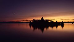 Sunset sunrise silhouettes California