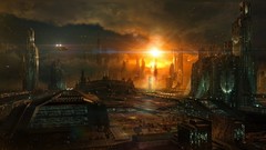 Sunset sunrise sun cityscapes