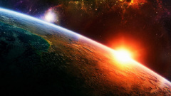 Sunset sunrise sun outer