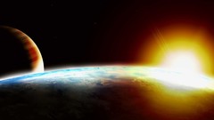 Sunset sunrise sun outer