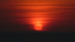 Sunset sunrise sun red