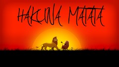 Sunset The Lion King Simba Timon Disney Company Pumba Hakuna 