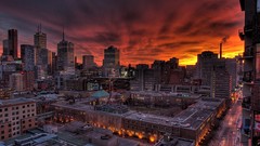 Sunset Toronto national geographic cityscapes HDR Photography