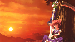 Sunset touhou dress scythe