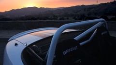 Sunset Trees Mountains clouds hills cars Mazda canyon brides 
