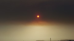 Sunset Trees sun clouds black and white morocco