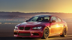 Sunset tuning cars Rims deserts tuned BMW M3 E92