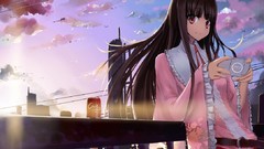 Sunset video games clouds