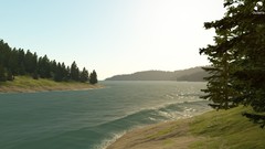 Sunset video games Mountains