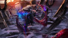 Sunset violins male digital art original characters