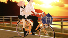 Sunset vocaloid stockings school