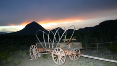 Sunset wagon high nature