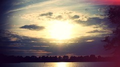 Sunset water lomo waterscapes