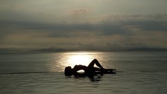 Sunset woman Beaches Adrianne Curry