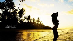 Sunset woman Beaches Miss Reef