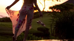 Sunset woman gi Yuki Asakura