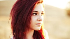 Sunset woman models redheads