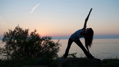 Sunset woman victoria justice fitness