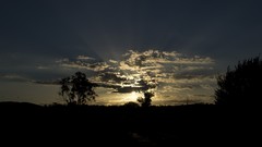 Sunset yellow blue Australia